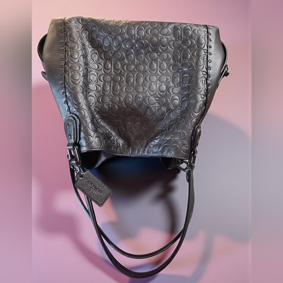 COACH Edie 31 2018 Signature Leather Shoulder Bag In EUC - Picture 5 of 12